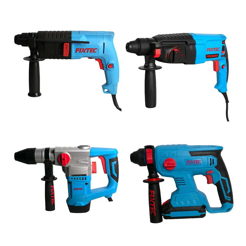 FIXTEC Good Quality Power Tools 1250W 40mm Rotary Hammer Drill Machine Electric With BMC