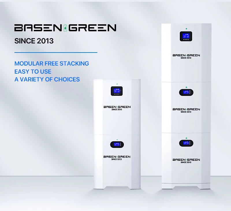 BASENGREEN Eu Stock All in one Wholesale Lifepo4 Battery 51.2V 48v 100ah 200ah 300ah Stacked Energy Storage Battery kit