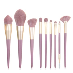 High Quality Eye Brushes Set Fenty Kabuki Makeup 2021 Rose Gold Private Label