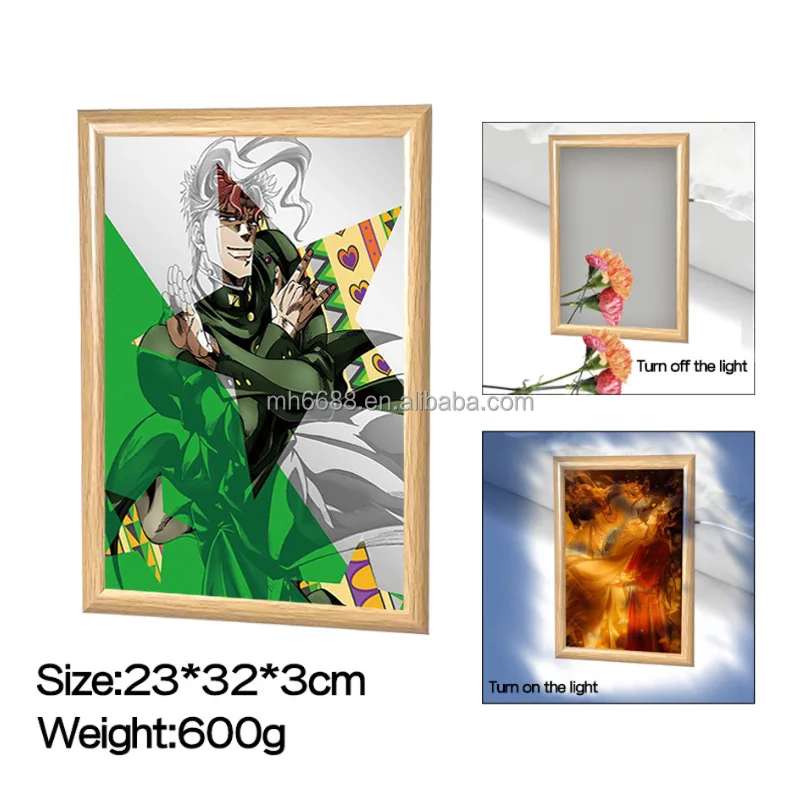 Perfect World Art Deco Printed LED Lamp Customizable Logo for Living Room Decor and Home Art for Anniversary Celebration