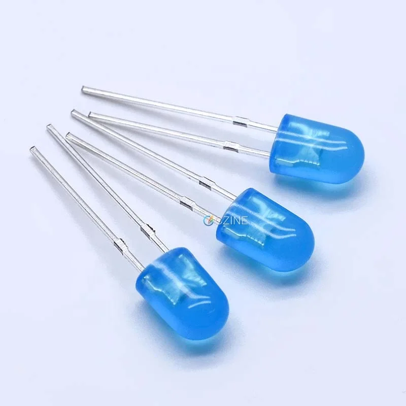 CZINELIGHT 1000pcs Packet Dip Light Emitting Diode Diffuser 5mm Oval Led