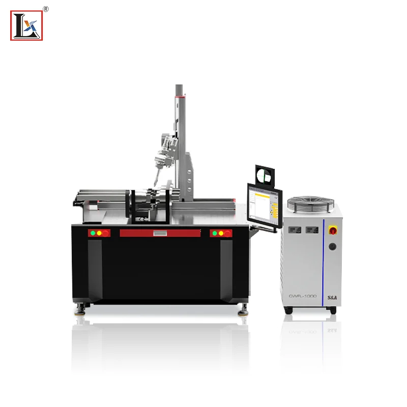 New product 1000W 2000W 3 axis 4 axis 5 axis  fully automatic metal steel platform cnc fiber laser welding machine