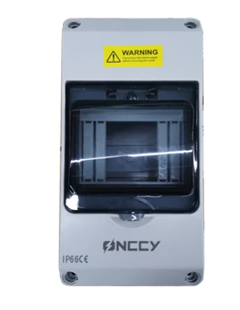 4way 4 полюса IP65 MCB водонепроницаемый электрический пластиковый распределительный ящик