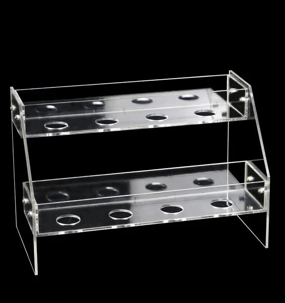 Acrylic Clear Rack Ice Cream Cone holder 8 Holes Ice Cream Cone Display Dessert Table Arrangement Eggshell rack Cone shelf
