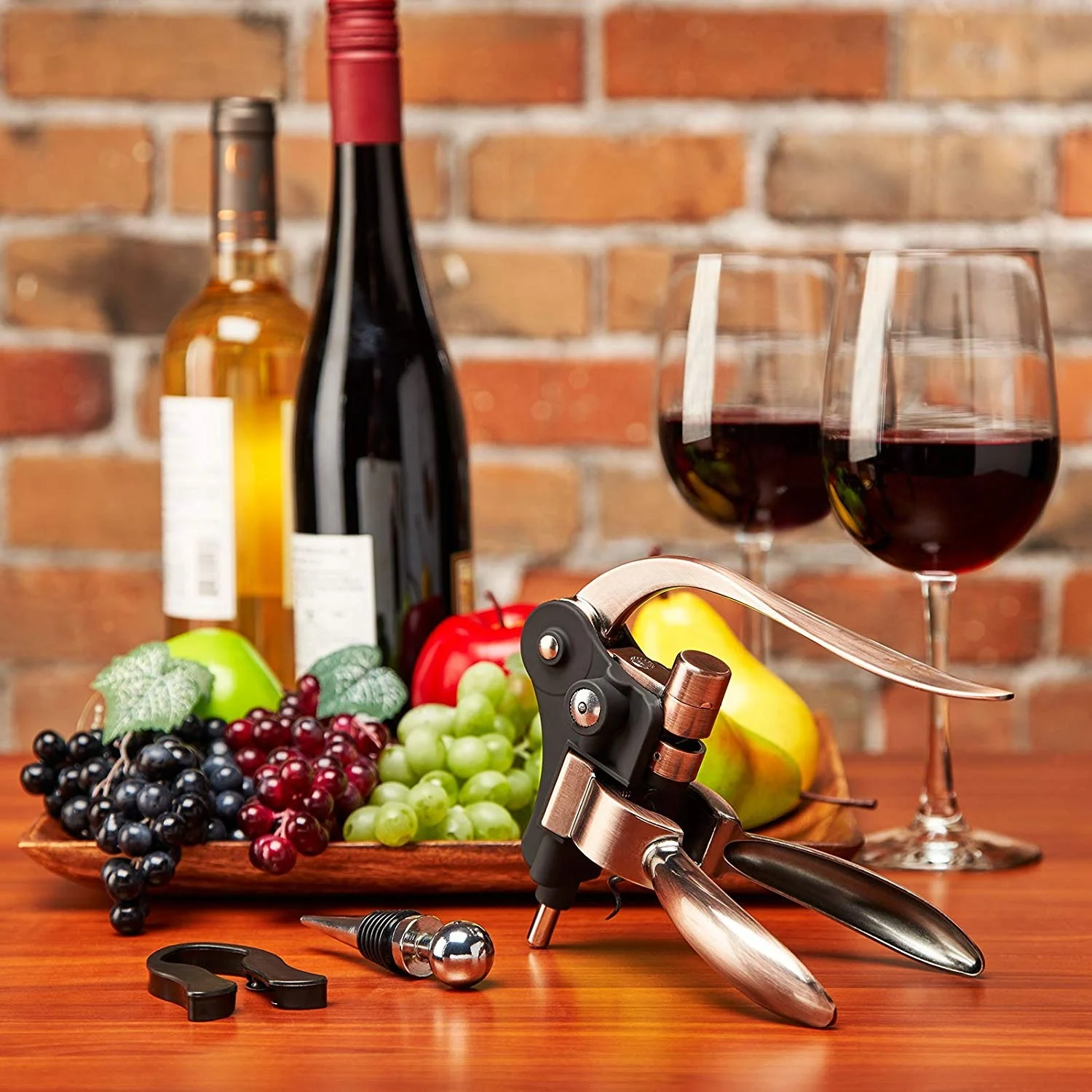 Wine accessories manual rabbit shaped wine bottle opener corkscrew