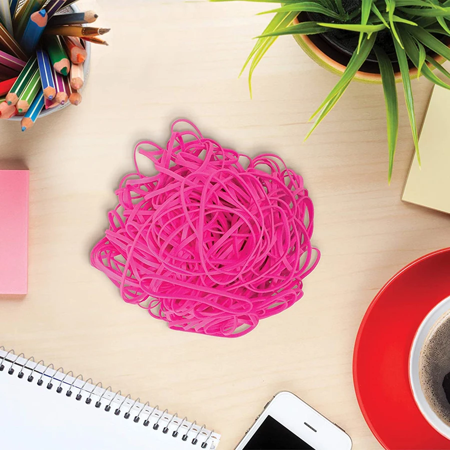 Customized Red Color Natural Durable Anti-aging Industrial Bundling TPR Rubber Band Manufacturer Rubber Band for School Home