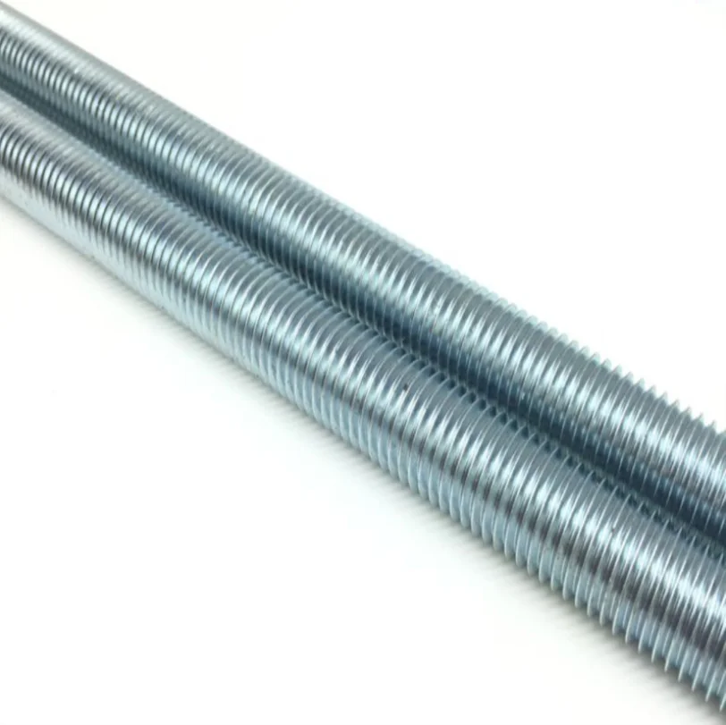 OEM ODM ACME 1M 2M 3M carbon steel zinc galvanized black oxide din975 din 976 thread threaded rod bar