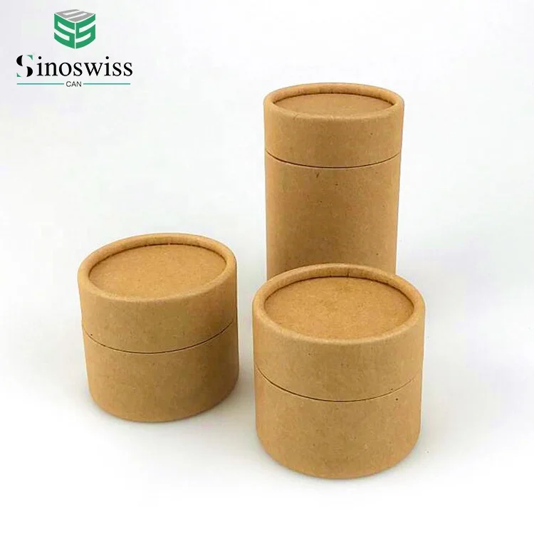 Wholesale Recycled Customize CMYK Printing Cardboard Cylinder Packaging Paper Tube Box For Candle Packaging
