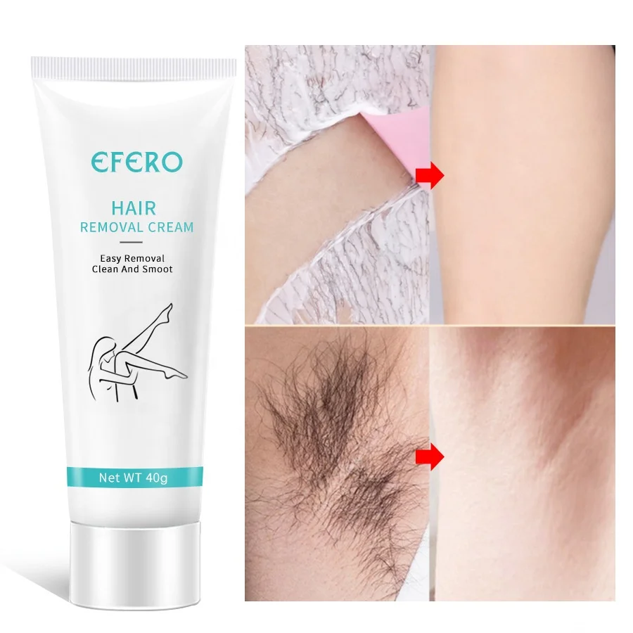 
EFERO Unisex Hair Removal Cream Painless Depilatory Cream Removes Underarm Leg Hair Body Care Depilation 