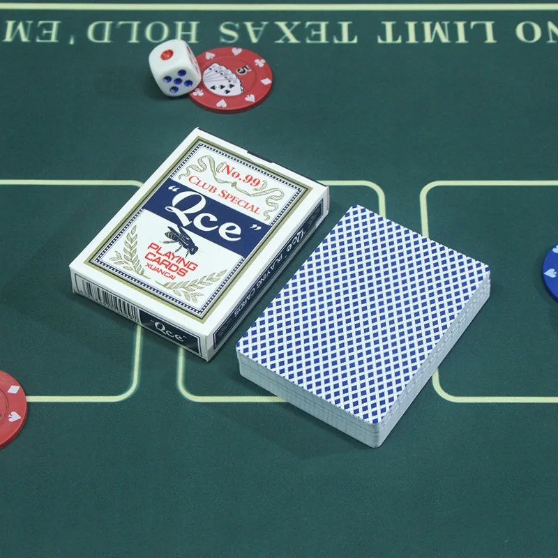 Оптовая продажа дешевые бумажные игральные карты казино покер пользовательские игры