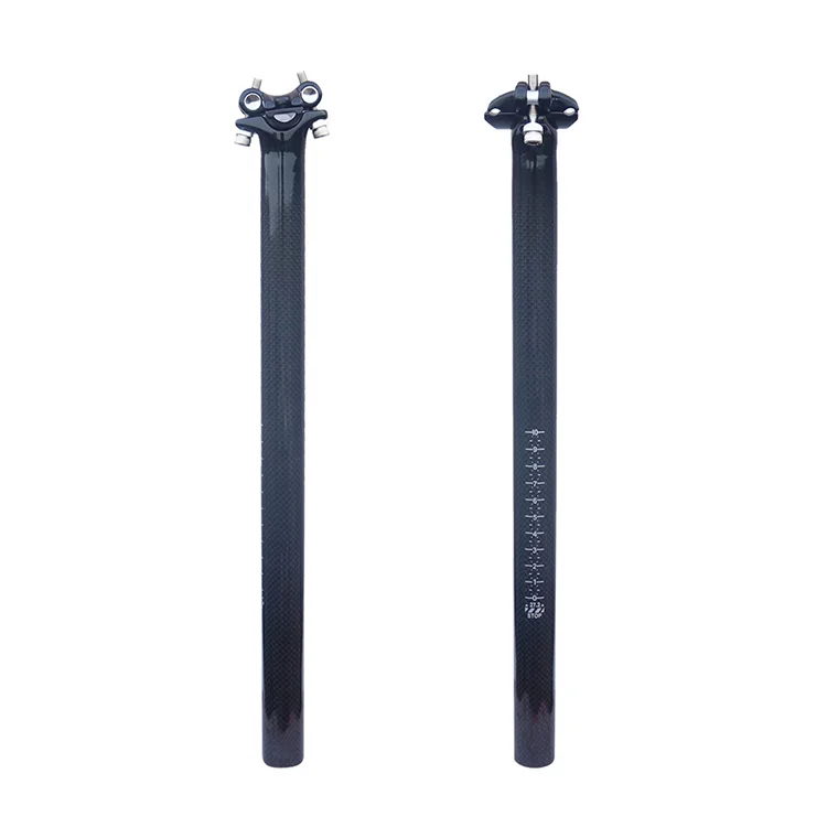 OEM 3K Matte Full Carbon Fiber Bicycle Seatpost Superlight MTB Road Bike Cycling Seat Post Parts 27.2/30.8/31.6*350/400 MM
