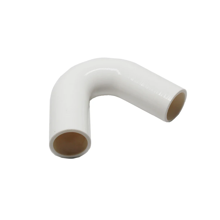 High-Performance Motor Spare Parts Auto Aramid Fiber Reinforced Silicone Rubber Exhaust Hose 135-Degree Elbow Cutting Service