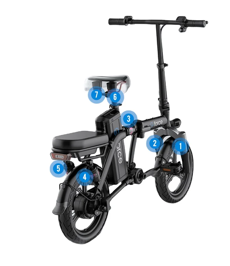 30km/h electric cycle 500w bicycles 48v foldable portable battery bike for kids