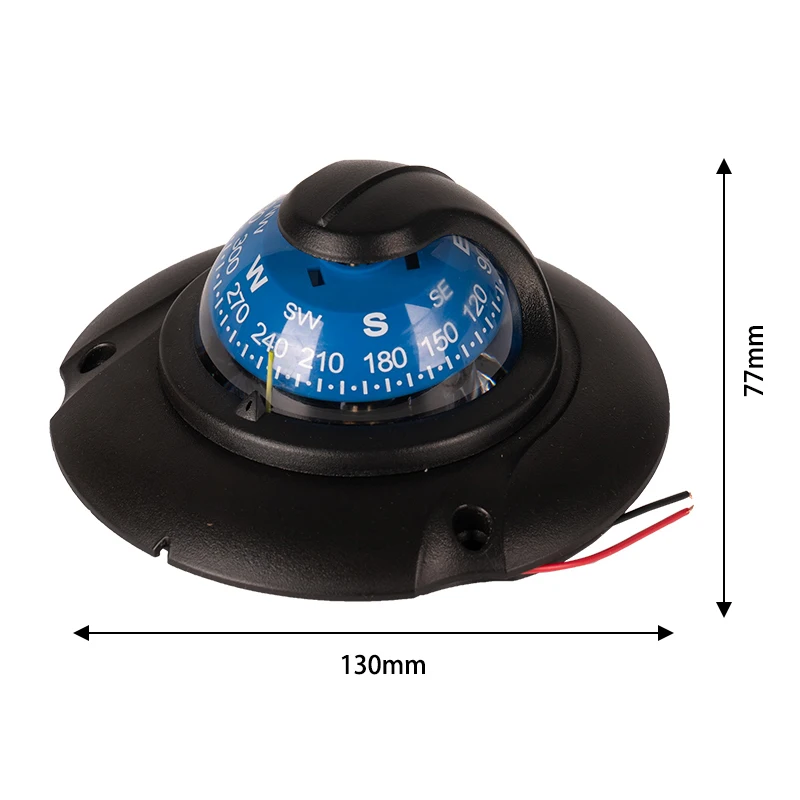 Marine Electronics YQ-50A Flush Mount Magnetic Compass Small Ship Boat Yacht PC CCS Certified Maritime Navigation Communication