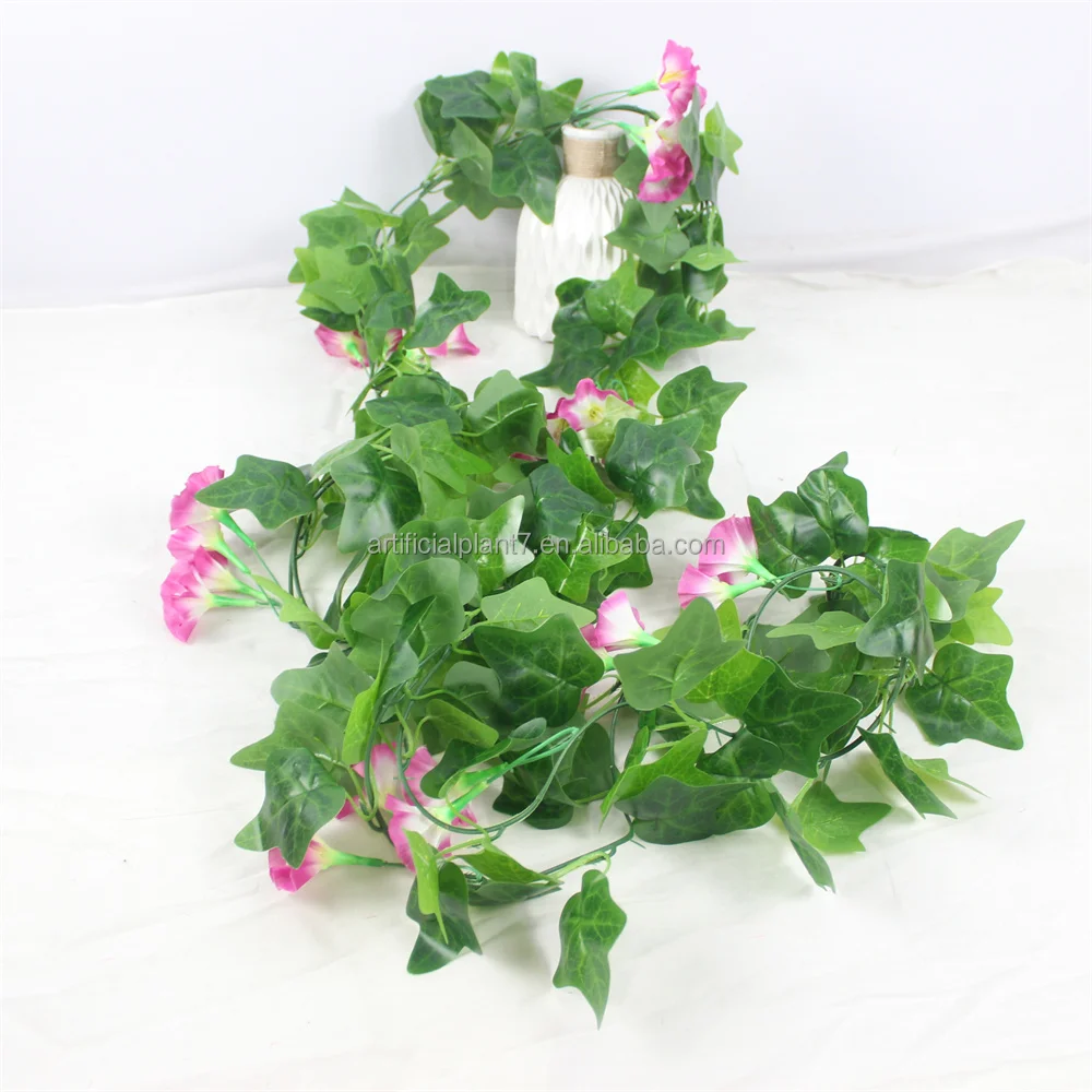 
artificial morning glory vine morning flower vines home decoration ivy simulation flower ivy for garden ornament wall Halloween 