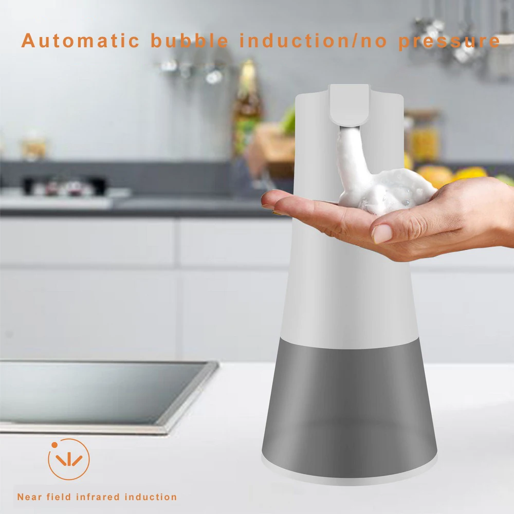 Luxury infrared induction sensor plastic hand wash gel soap dispenser mounted foam automatic liquid soap dispensers touchless