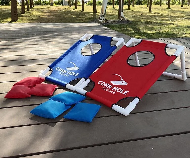 Cornhole Toss Game Set 2 board  with 8 Cornhole Bean Bags