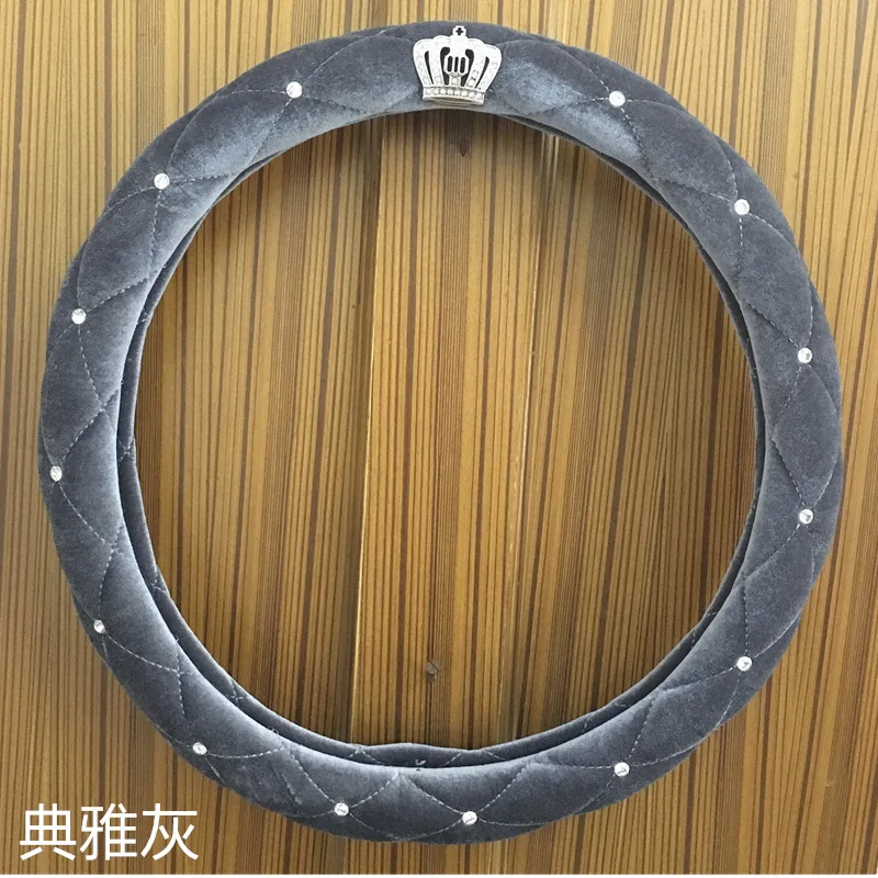 Fashion Designer Car Handcraft Steering Wheel Covers Leather for Girls boys