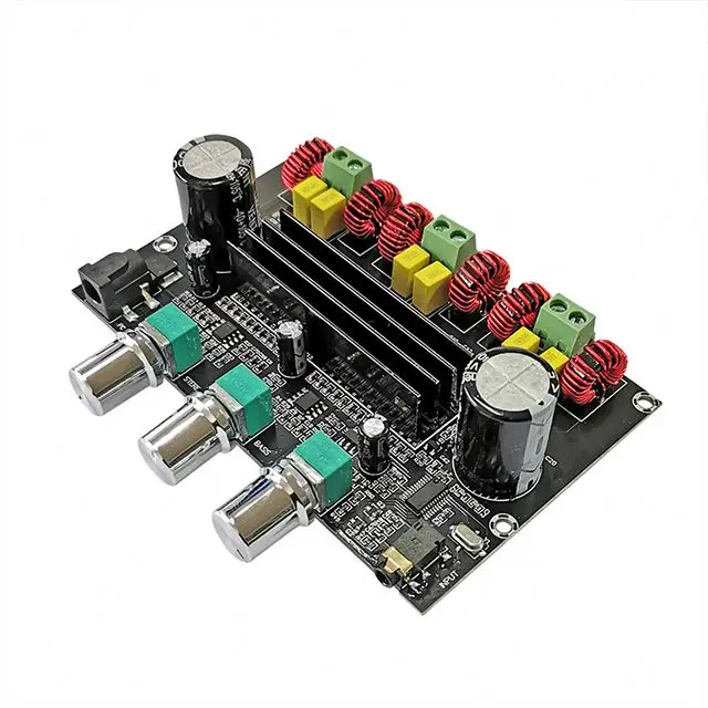  100 W 12V-24V с большим числом значений напряжения 2 1 Плата усилителя Tpa3116d2 аудио сабвуфер цифровой канал звуковой ватт ДТС 3116