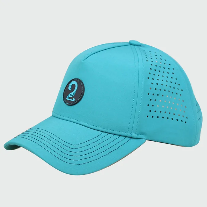 White Polyester Waterproof Baseball Sport Cap Ponytail Baseball Hat and Trucker Hat