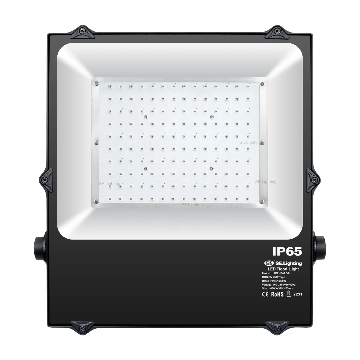 DMX512 Control CCT/RGB/RGBW/RGBCCT LED Flood Light 100W/150W/200W 5 Years Warranty