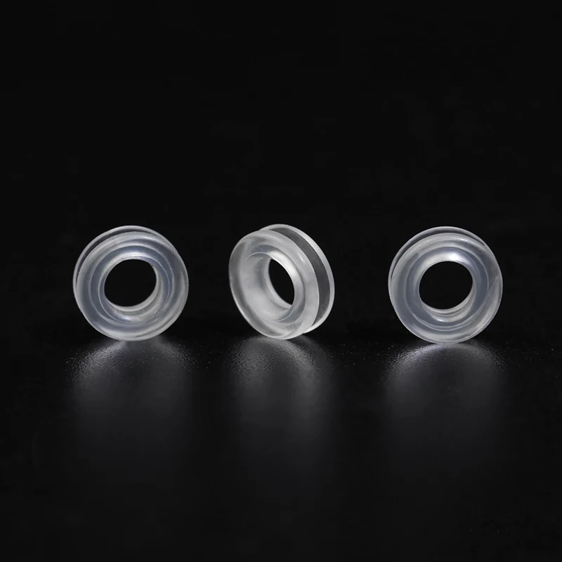 Wholesale Ear Clip Accessories Transparent O shape Anti-Pain Pad Hypoallergenic Food Grade Material Non-slip pad