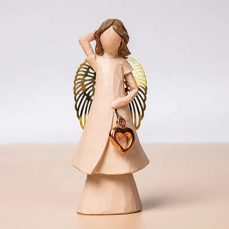 Религиозный и христианский Декор для дома скульптуры Ангел брелок Cherub ангел