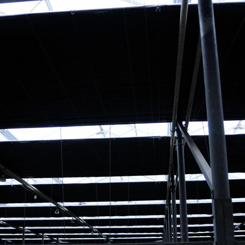 large agricultural blackout greenhouse with automated light deprivation system for sale