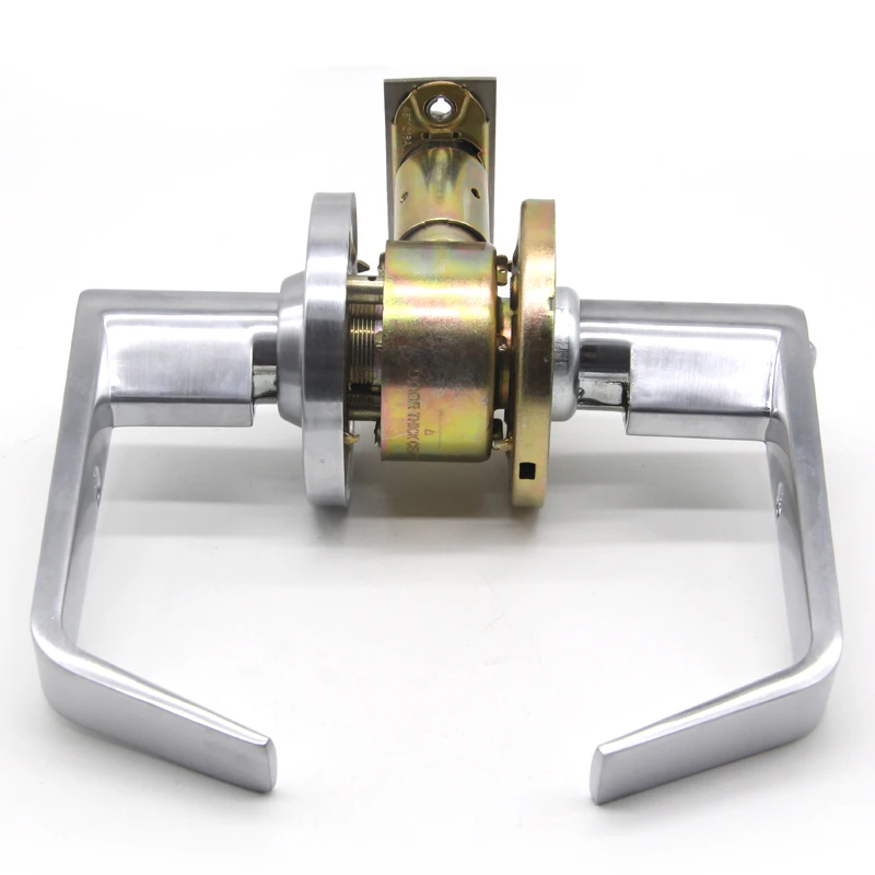 American High End stainless steel Privacy Commercial chapa para puerta Lever Set Grade 2 lever Door Handle Lock