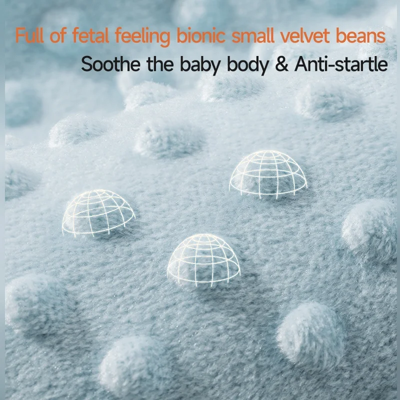 USBETTAS Baby Quilt Cover Soft Kids Embroidered Cotton& Minky Dot Baby Blanket No Filler Infant Cover Blanket Newborn Items