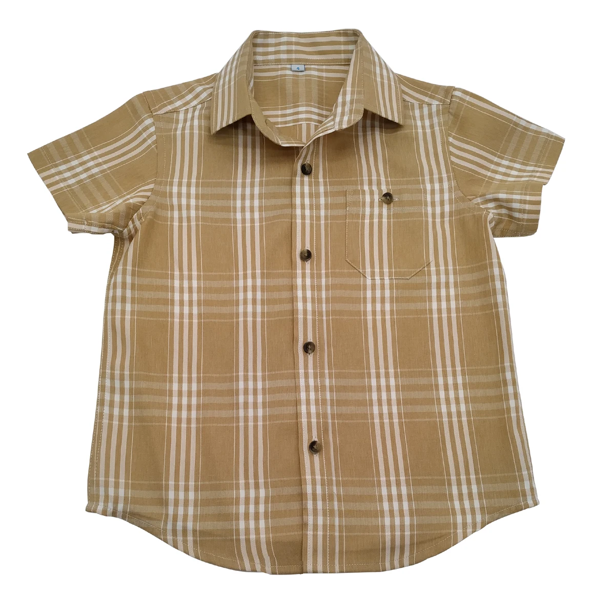 
Boys children checks shirts fashion design short sleeve checks shirts kids 