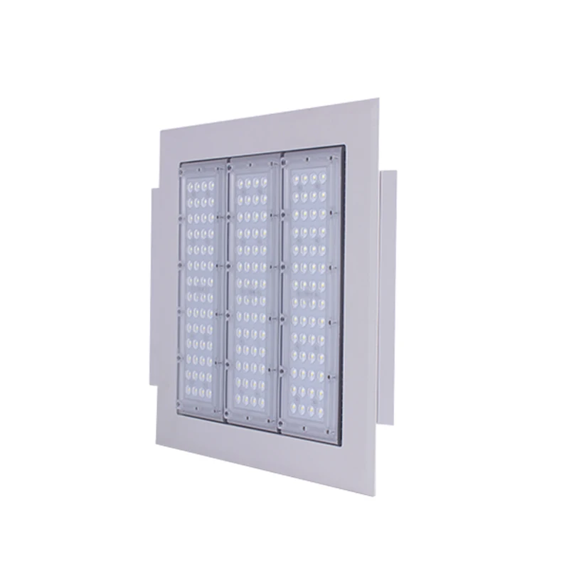 60W 80W 100W High lumen led gas station lights canopy surface mounted explosion-proof led canopy light factory price for sale