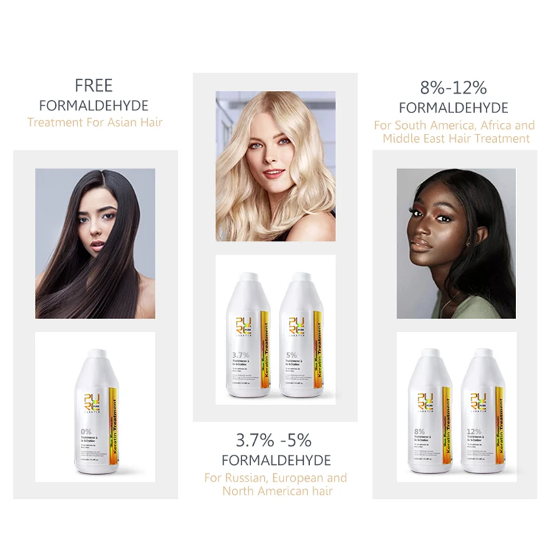 Keratin Hair Treatment No Smoke and Not Pungent Pure Hair Smoothing Keratin Treatment