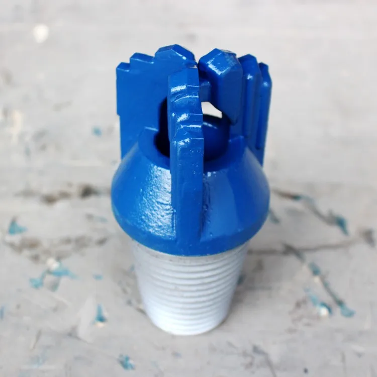 3 wings pdc drill bit water well drilling carbide drag drill bits 6 1/2 inch for rock