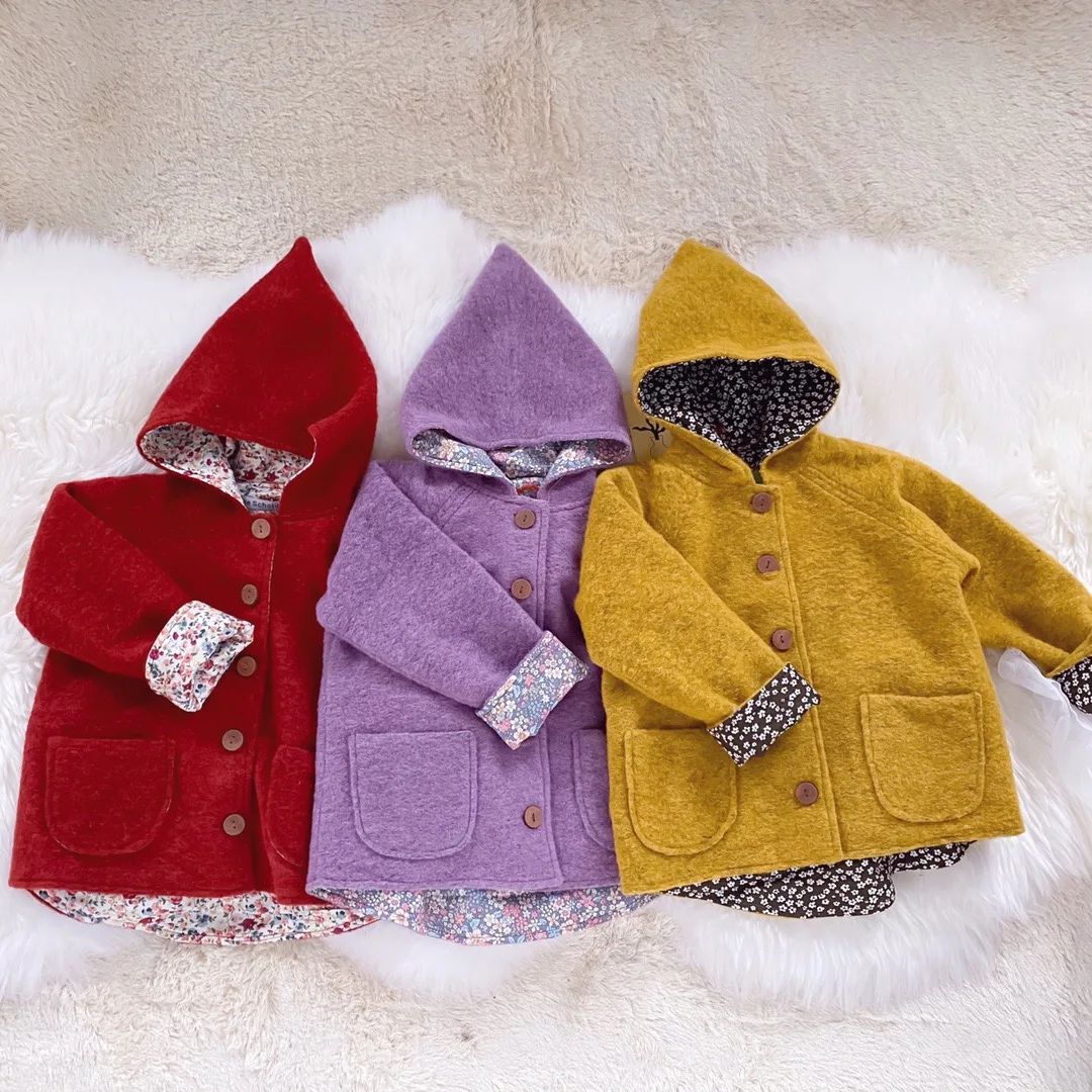 
2020 Boys/Girls Warm Hoodie International Children Casual Coat Classic Hooded Jacket 