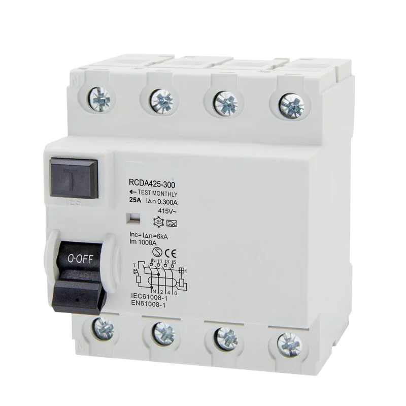 Professional Manufacturer supply RCDA463-300 Type A 4Pole 63Amps 300mA mcb rcd