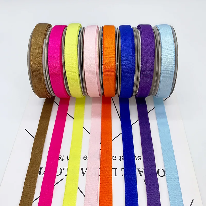 12mm Shiny Elastic Band For Bra Shoulder Strap