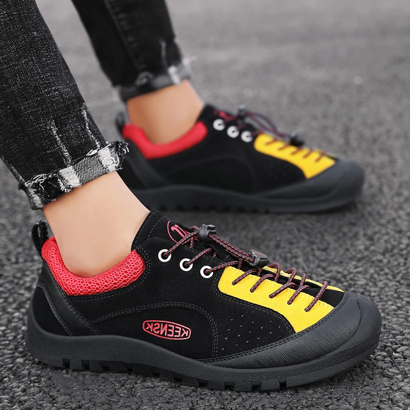 Women Men Lightweight Slip on Trekking Shoes Breathable Athletic Walking Jogging Fitness Tennis Shoes Sport Running Sneakers