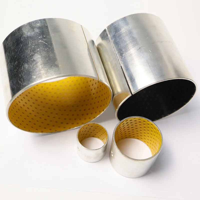 High Performance Engineering POM Plastic Manufacturer Supplier Low Friction Cylindrical Style Steel Boundary Lubricating Bushing