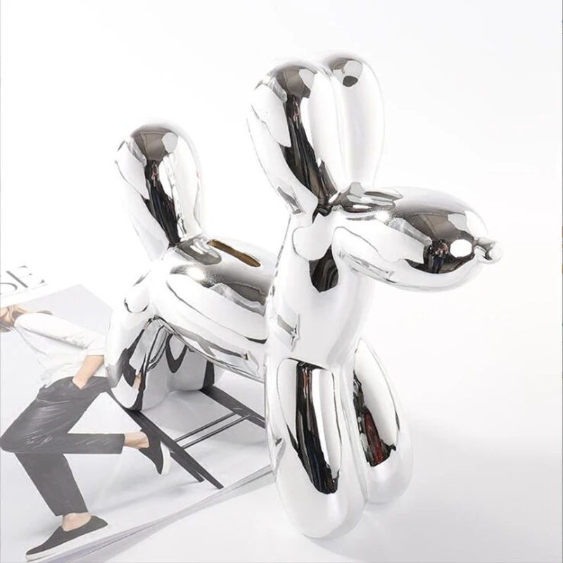 Wholesale Dog Shaped Ceramic Piggy Bank Coin Money Box Home Desk Decoration Promotional Gift and Craft Custom Logo and Color