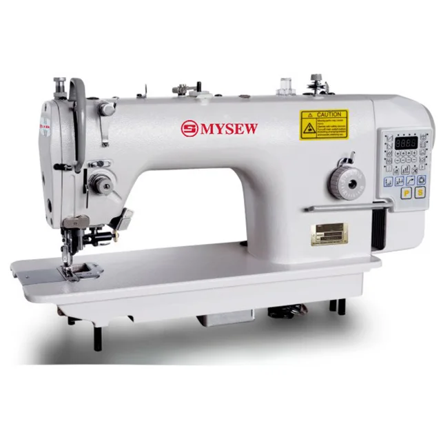 MYSEW 5200D высокоскоростной компьютер боковой нож прямой привод lockstitch Швейные машины Промышленные для одежды