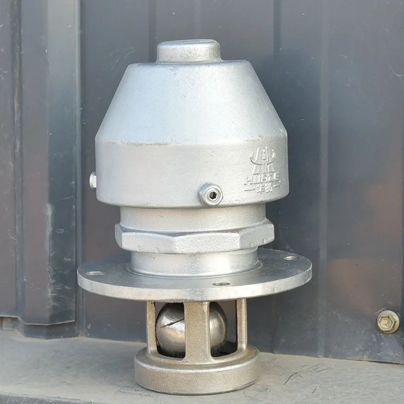Good air pressure regulation Stainless Steel External Breathing Valve for fuel tank truck