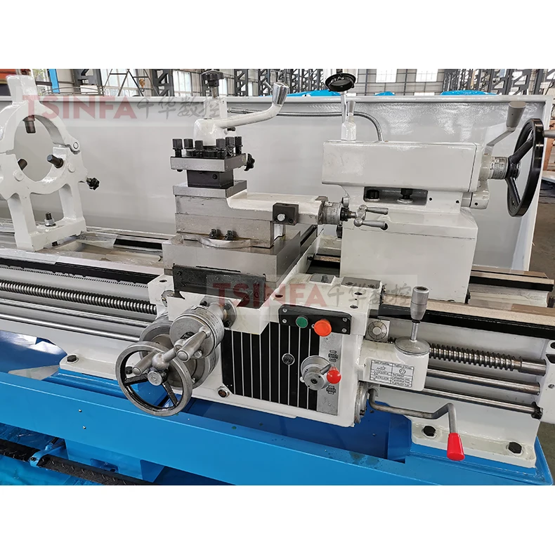 New lathe machine LT6250C Chinese factory outlet Metal Processing medium size manual wheel lathe spindle bore 105mm CE Standard