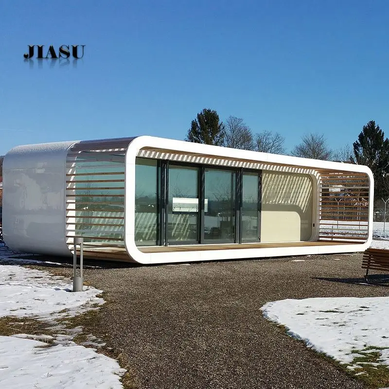 Prefab Small Aluminum Frame Modular Homes Fiberglass Garden Prefabricated Glass House