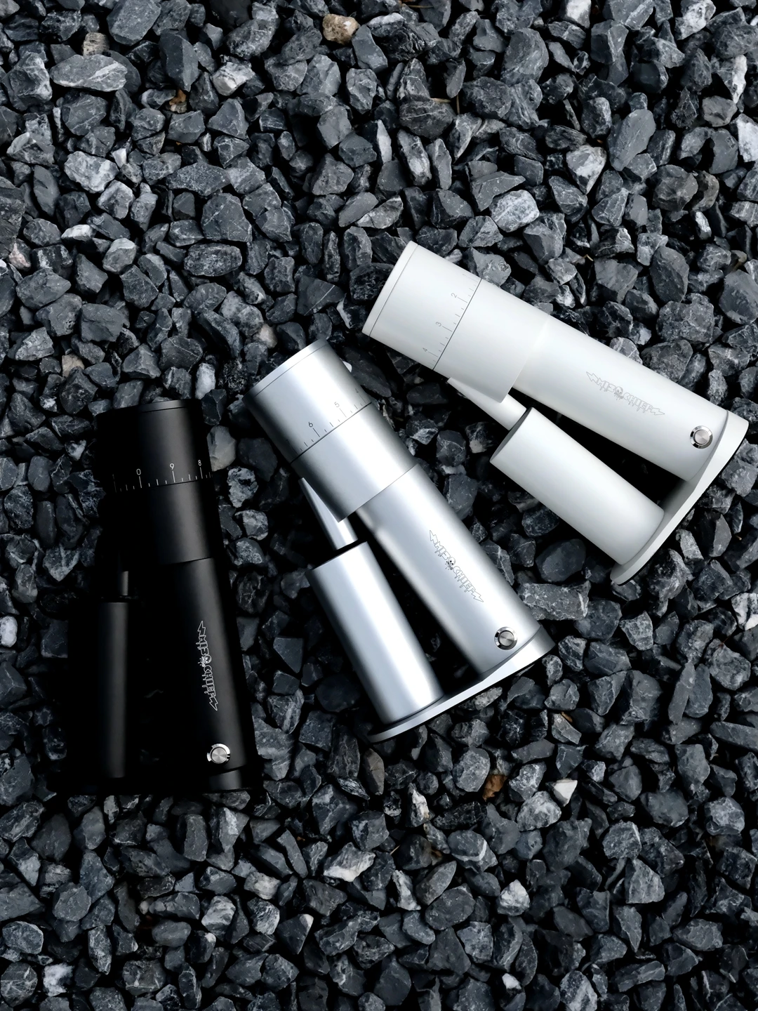 Mischief Workshop Silver Electric Coffee Grinder 38mm Burr Household Coffee Bean Grinder Coffee Miller Grinder Espresso