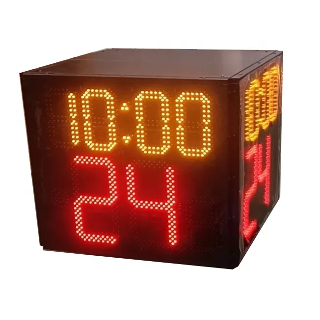 Multi-function LED basketball scoreboard 24 second shot clock