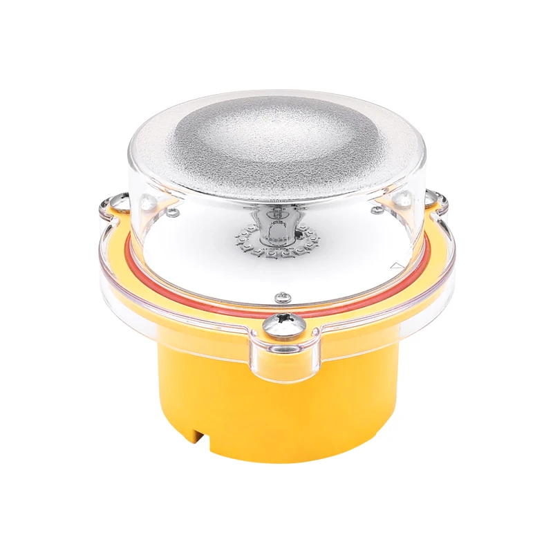 Yellow light type C low intensity obstruction light/ low intensity type C aviation light/Aircraft warning light for building