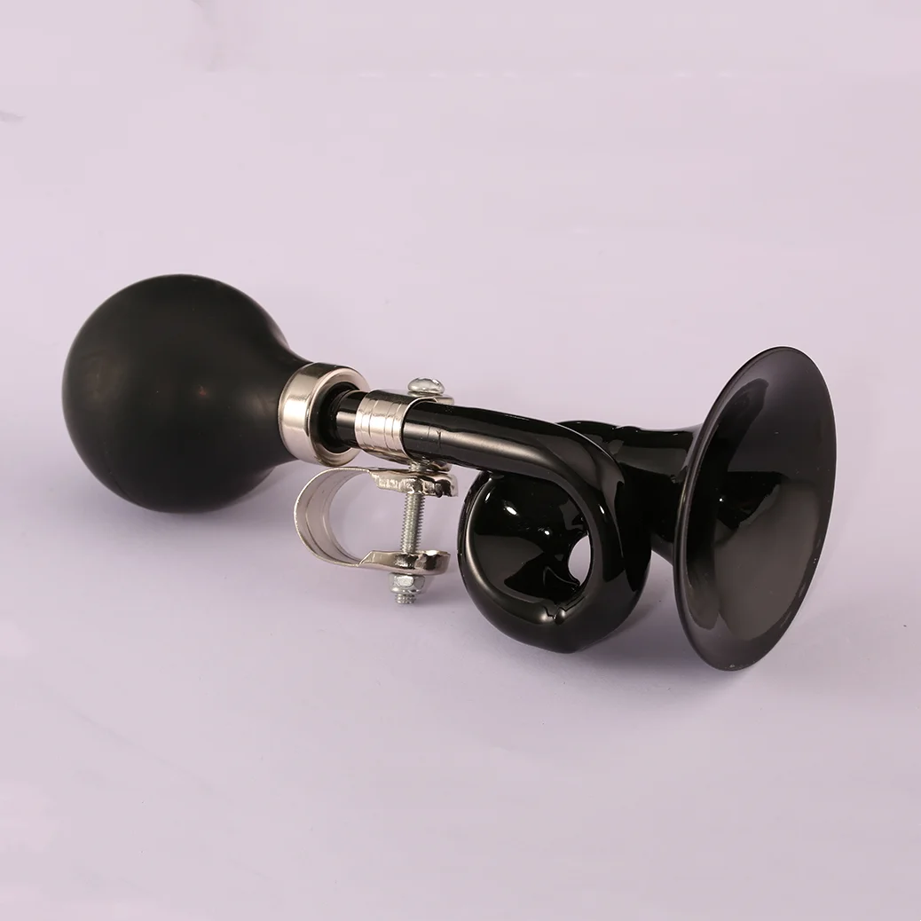 In Stock  Wholesale Retro Clown Horn Classic Vintage Metal Twisted Speaker Snail Bicycle Horn