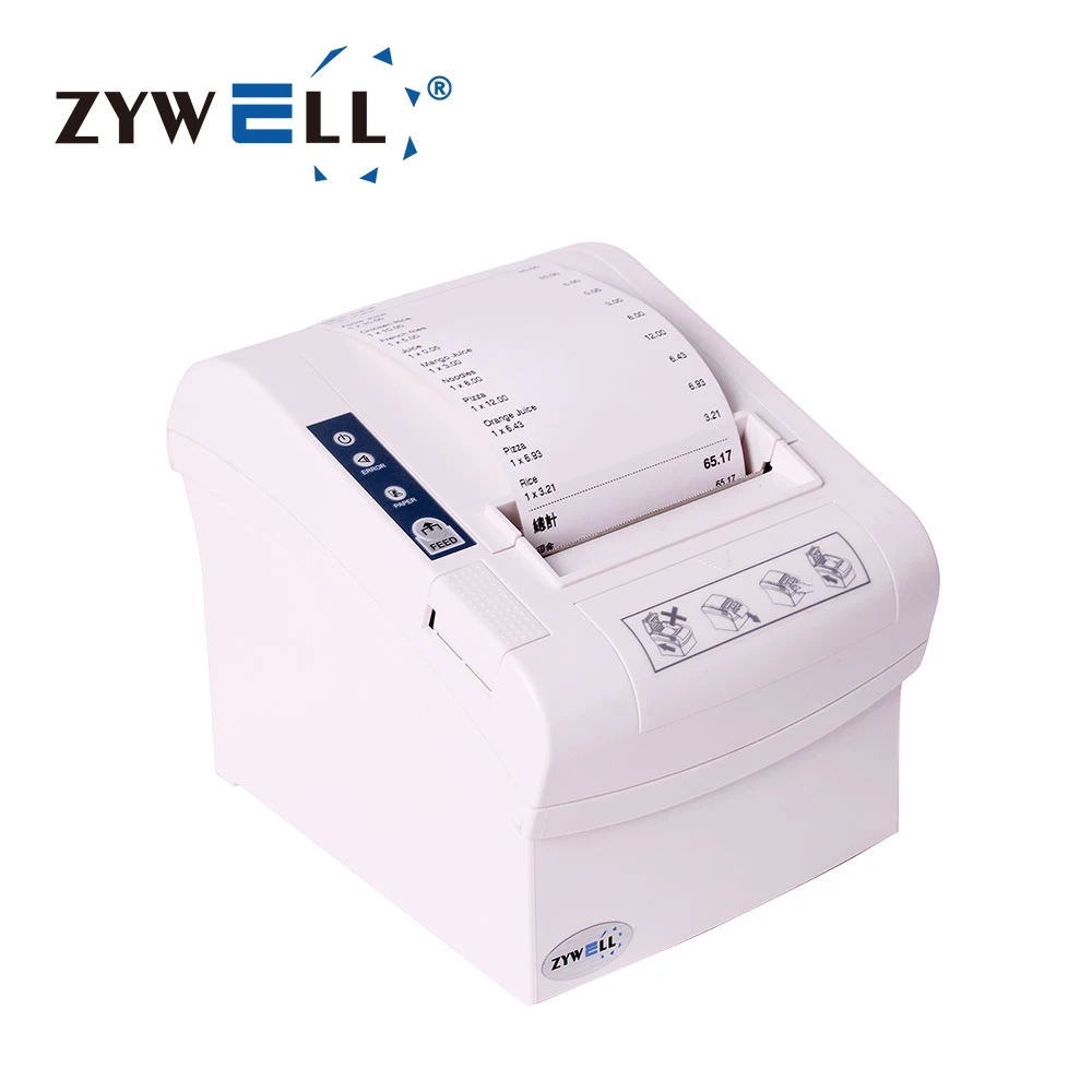 80mm thermal receipt printer wifi android ios ZY806 bill receipt papers pos system machine printer