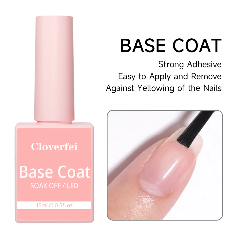 Professional Rubber Base Coat And Top Coat Gel Hema Free Rubber Base Gel